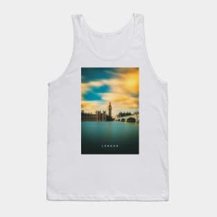 London | Retro Cityscapes Tank Top